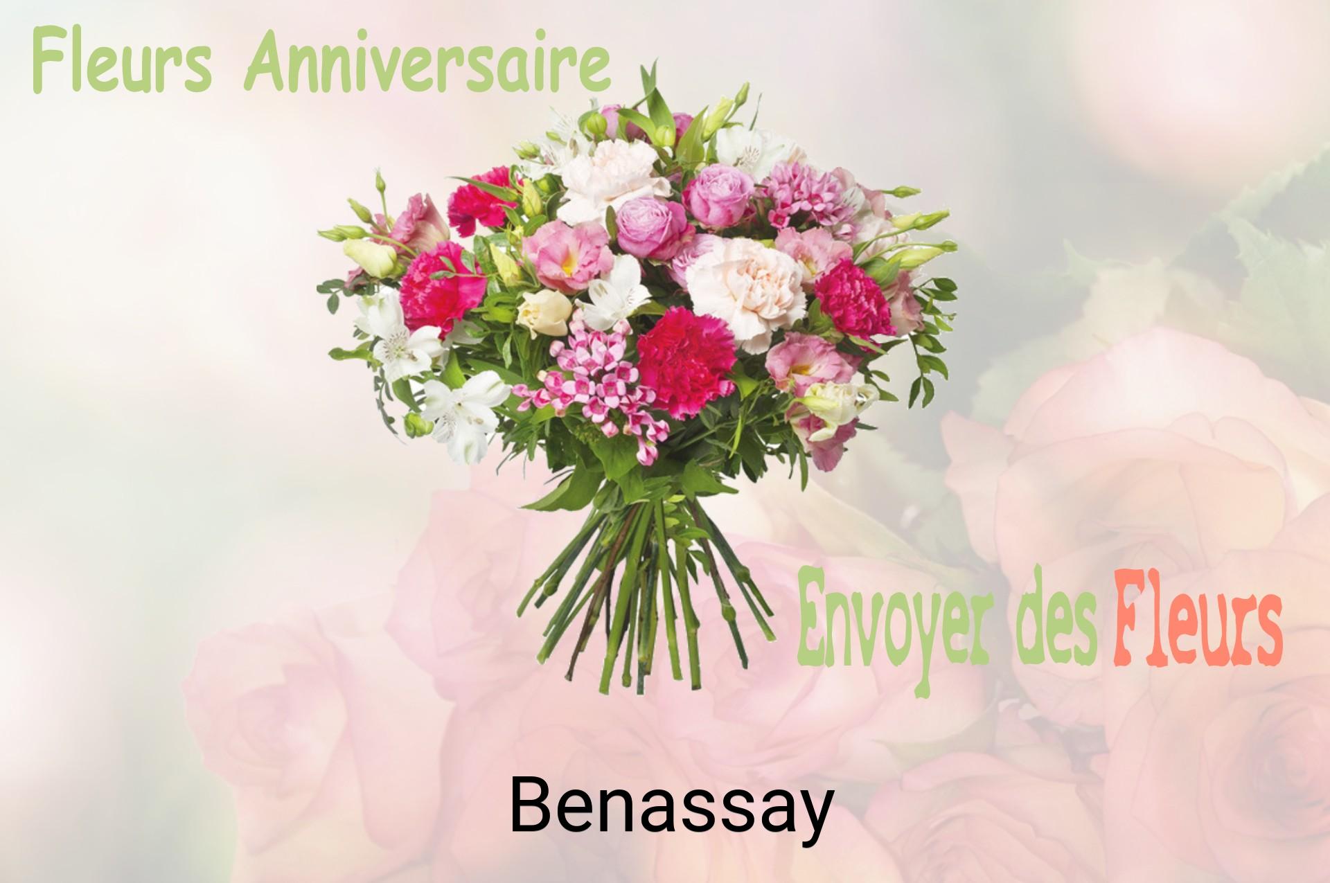 Bouquet de fleurs d’anniversaire livré à Benassay