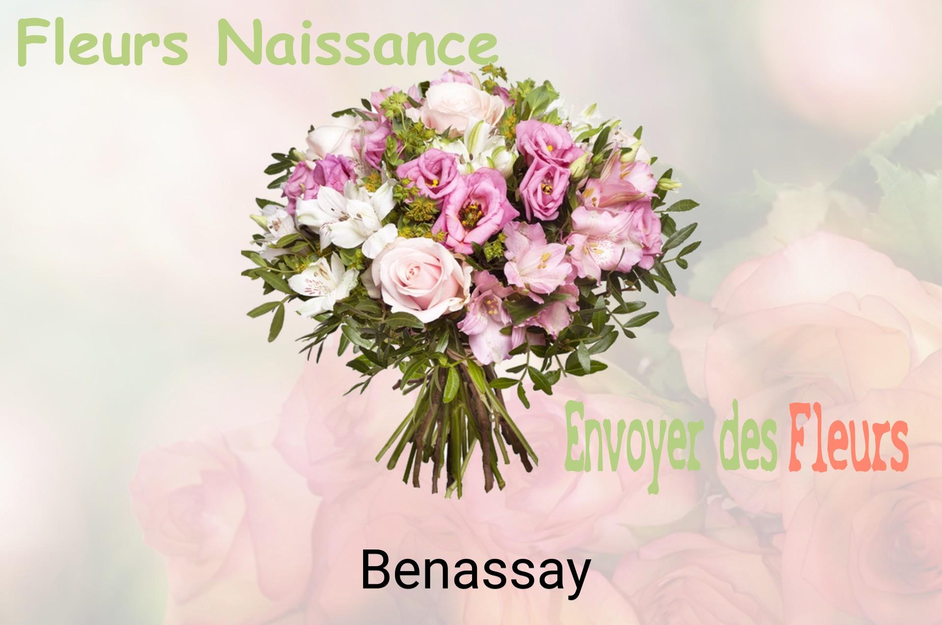 Bouquet de fleurs de naissance livré à Benassay
